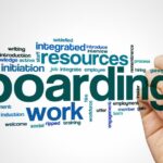 Onboarding with related words surrounding